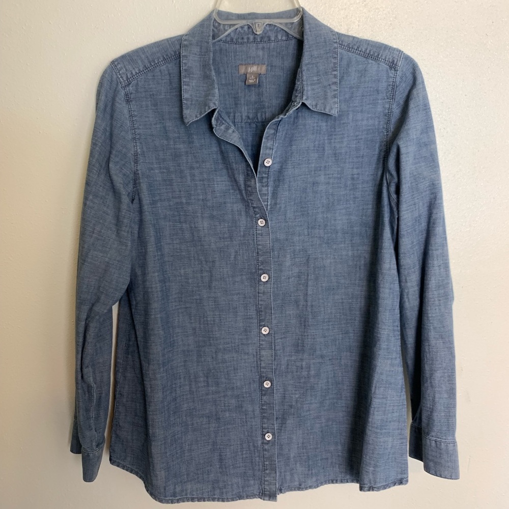 J. Jill small denim shirt